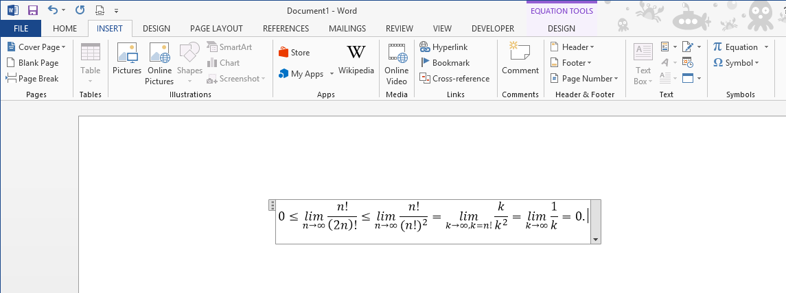 equation editor for mac word 2016 on mac
