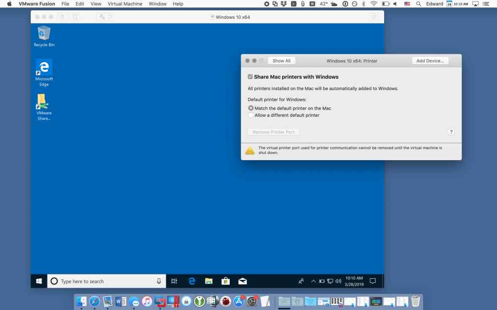 vmware fusion windows emulator for mac